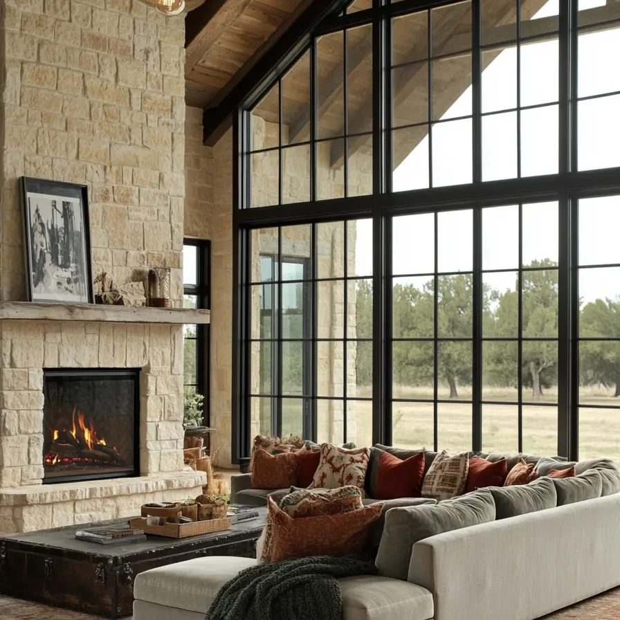 Barndominium Living Room 126358