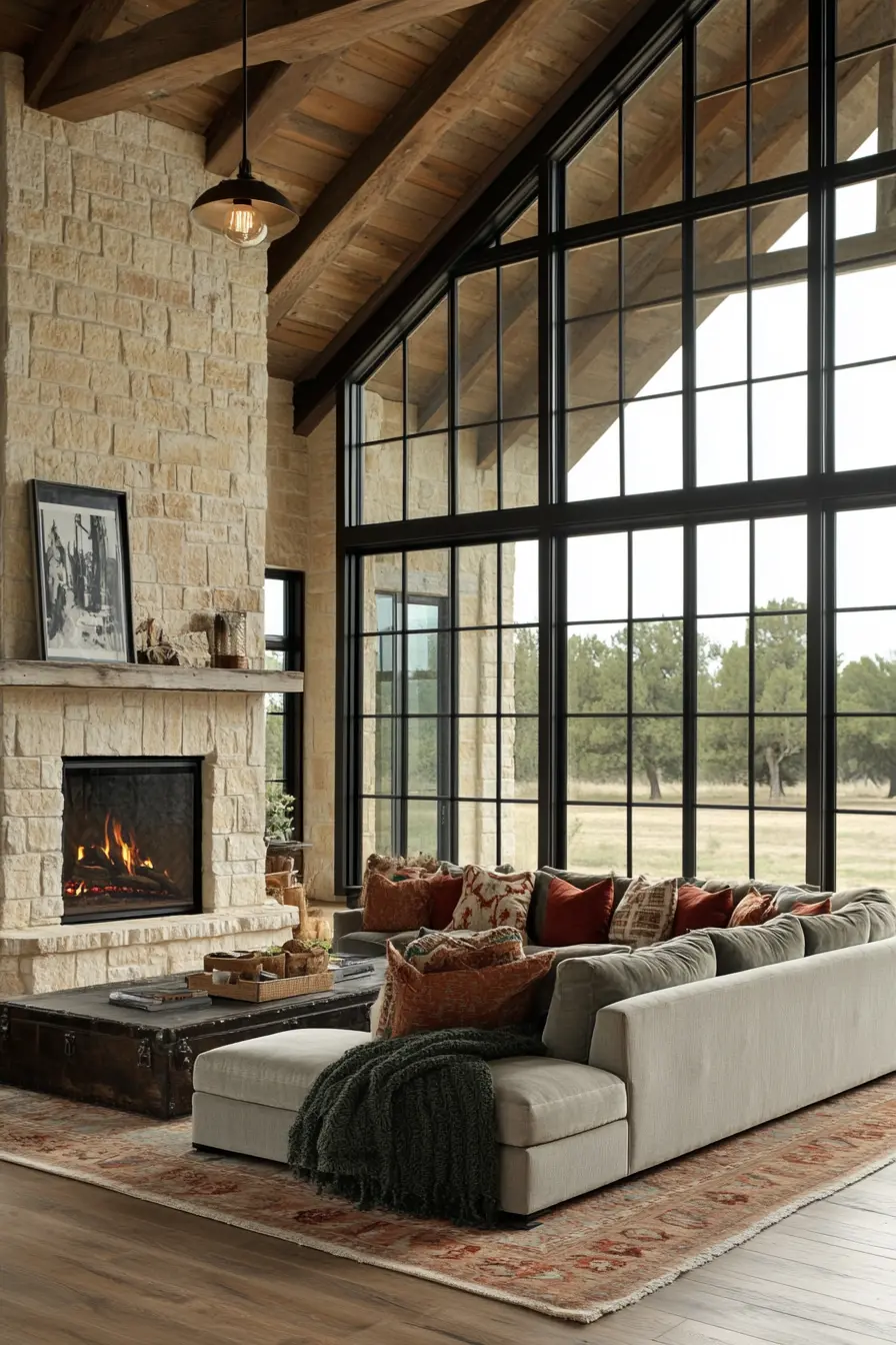 Barndominium Living Room 126358