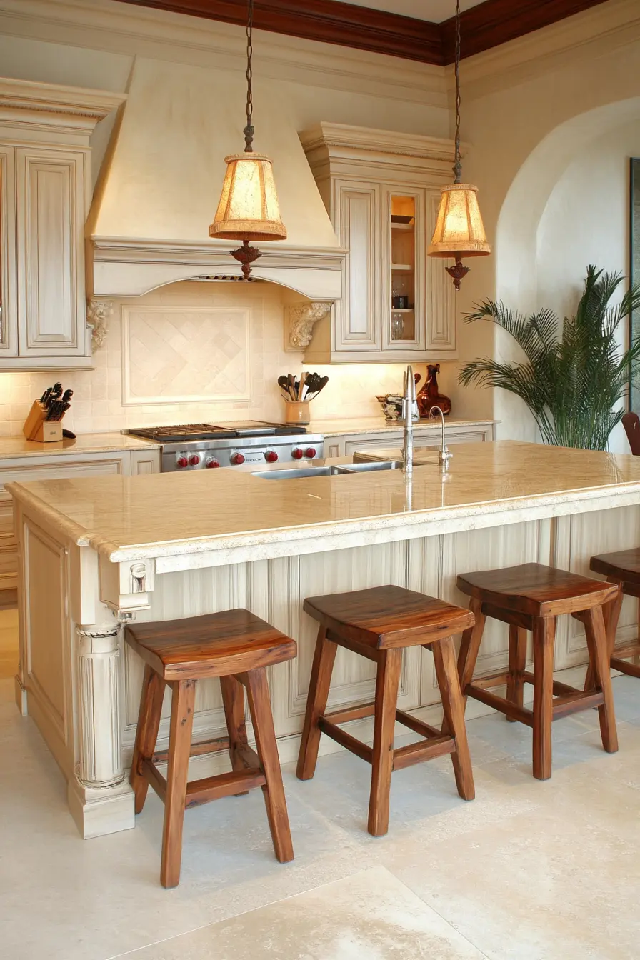 Beige Kitchen Cabinets 102000