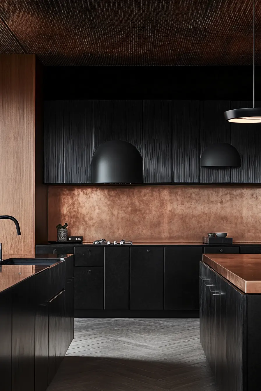 Black Kitchen Cabinets 107172