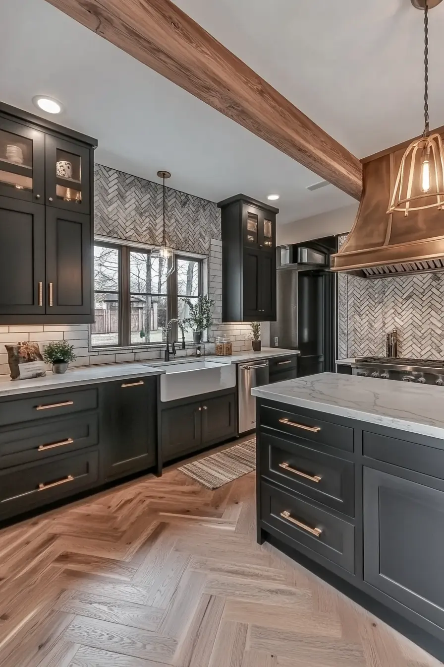 Black Kitchen Cabinets 103672