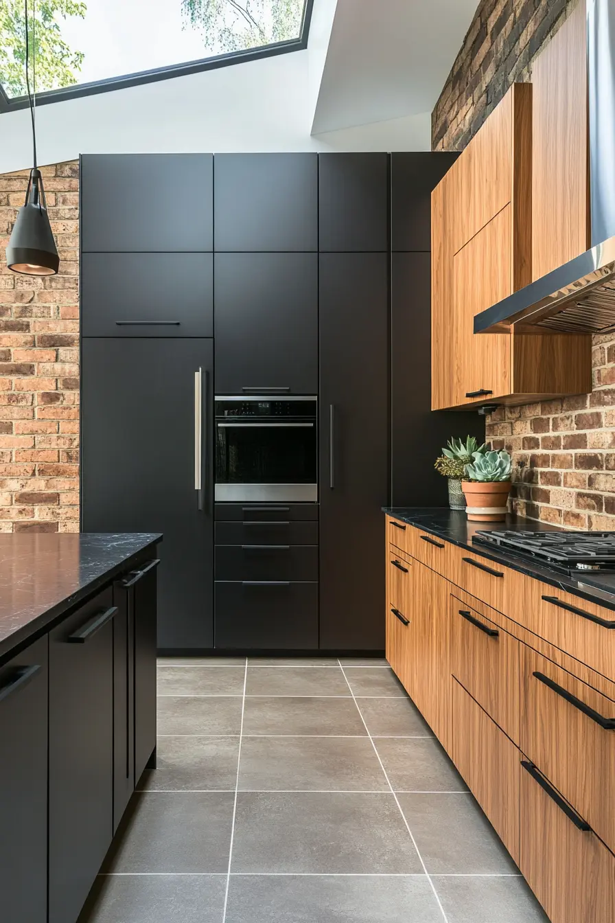 Black Kitchen Cabinets 102886