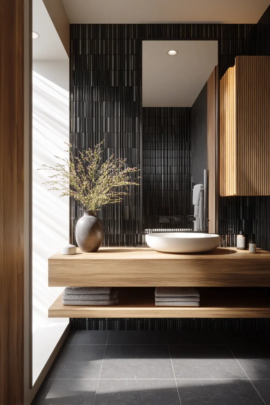 Black and White Bathroom 81442