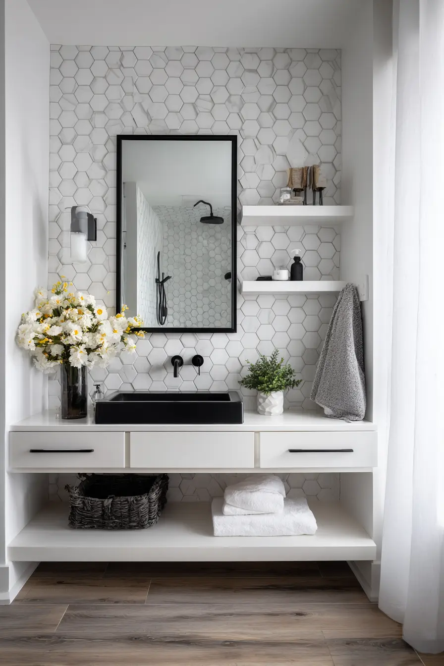 Black and White Bathroom 69034