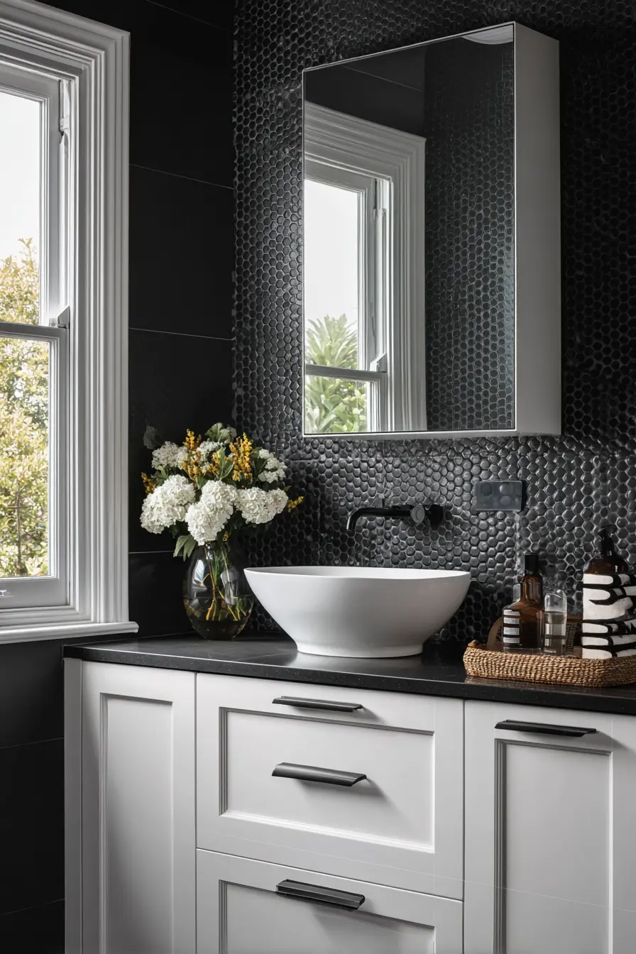 Black and White Bathroom 98304