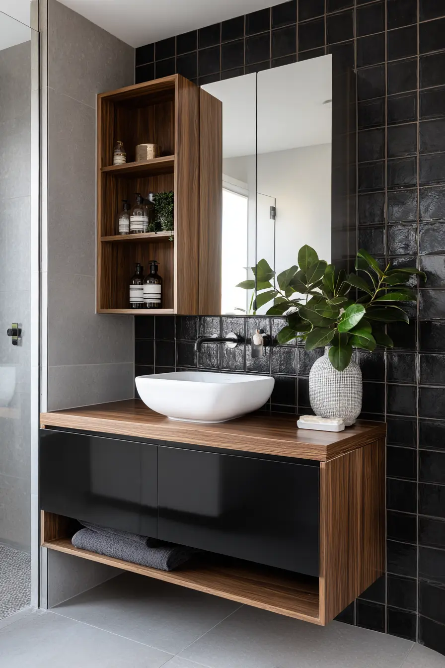 Black and White Bathroom 82144