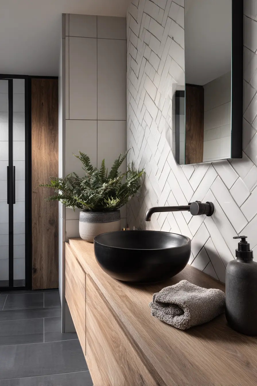 Black and White Bathroom 76786