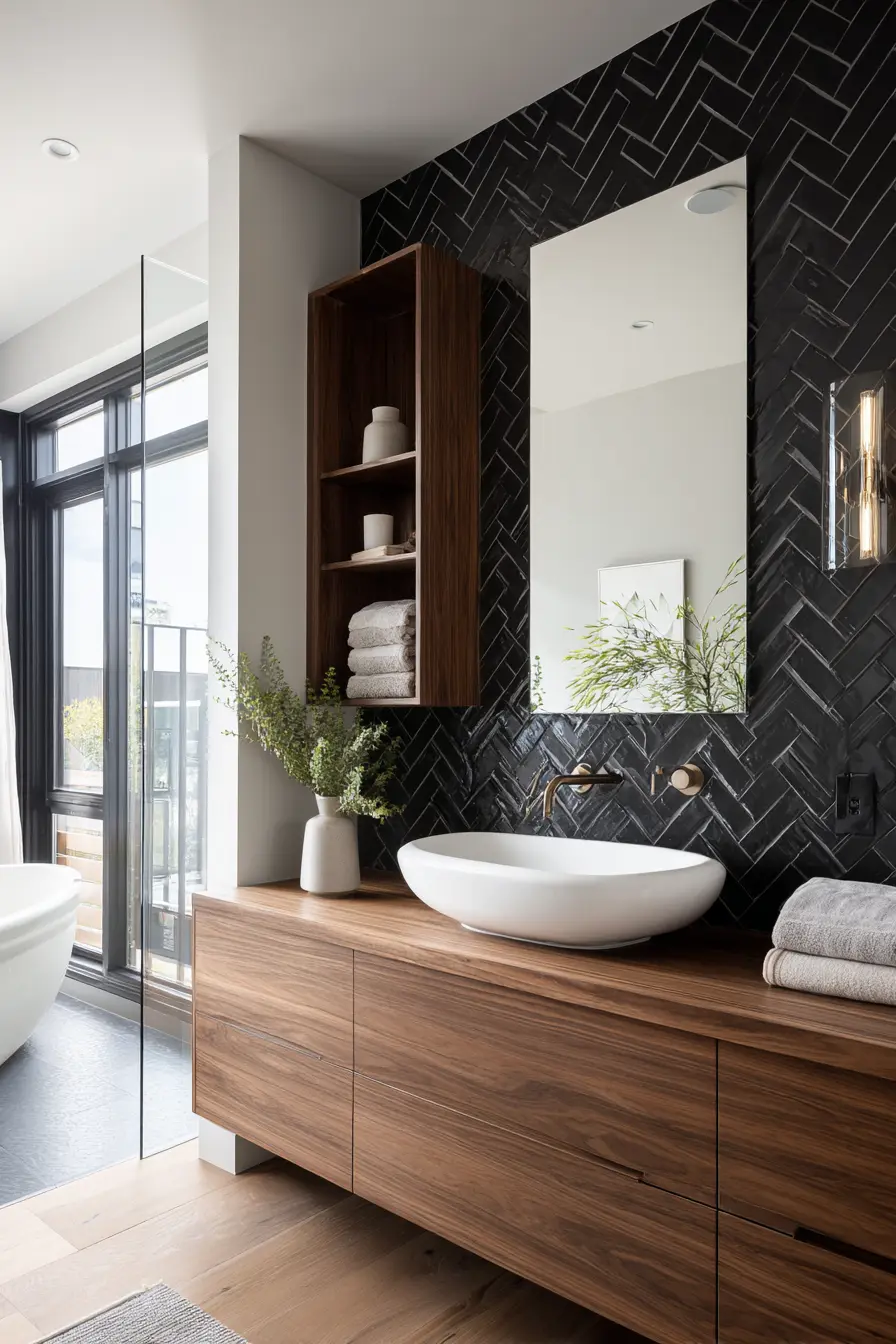 Black and White Bathroom 91956