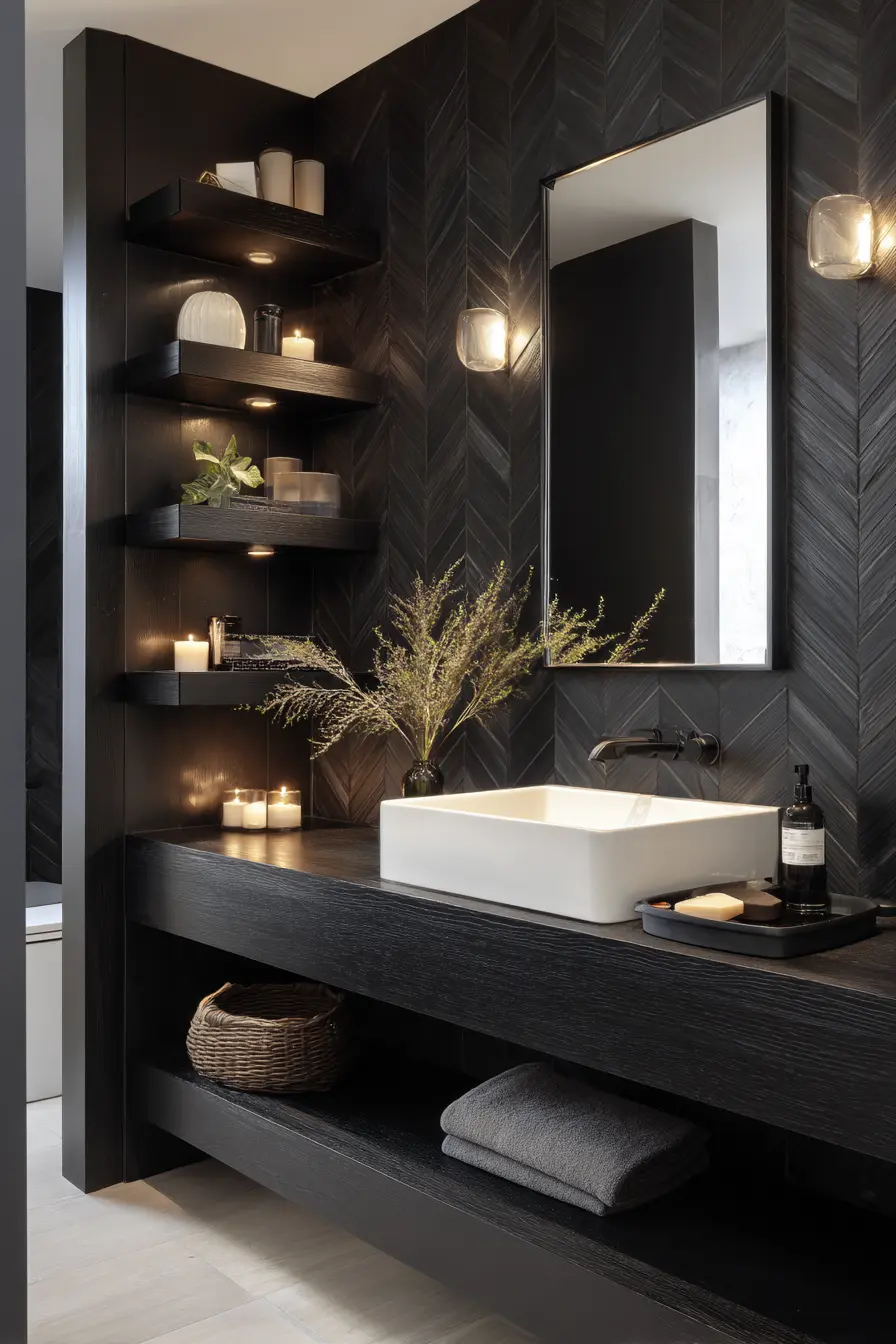 Black and White Bathroom 82436