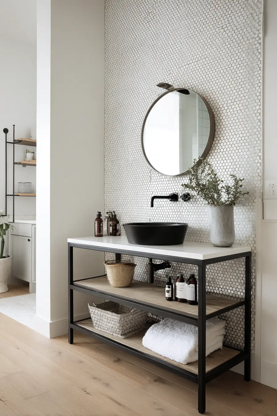 Black and White Bathroom 117946