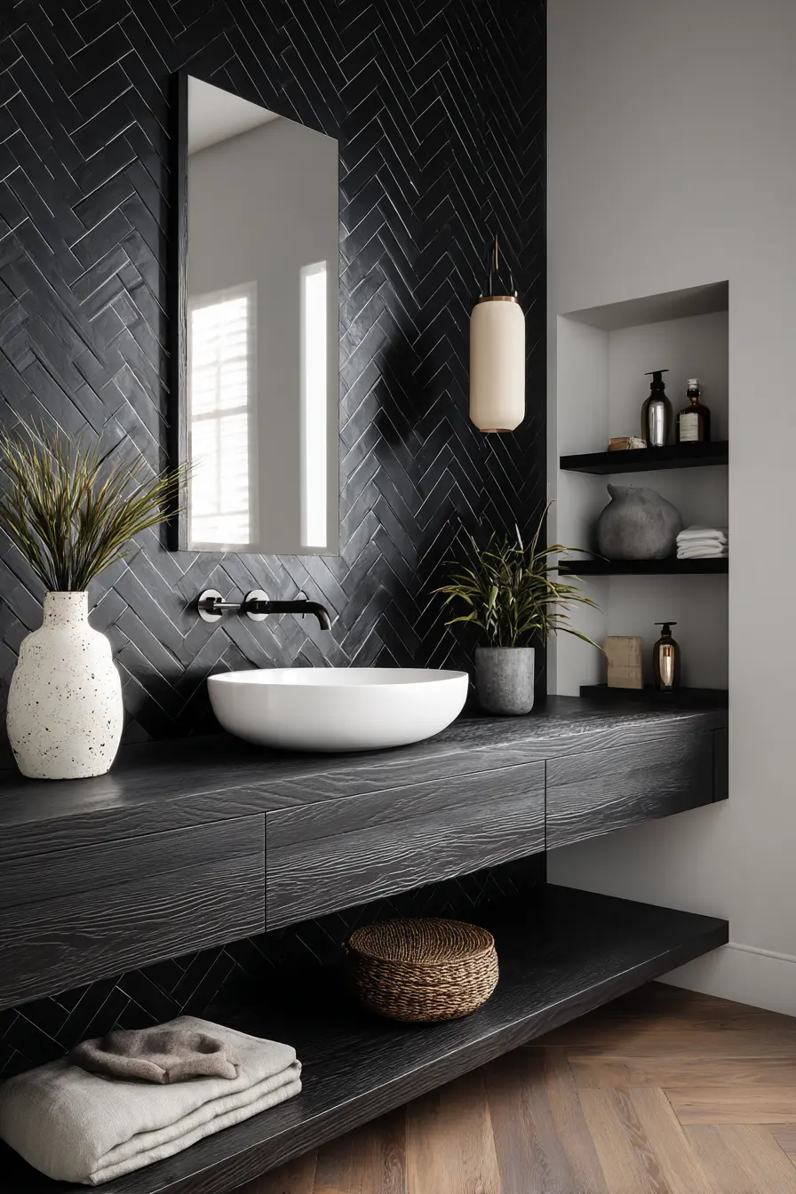 Black and White Bathroom 117884