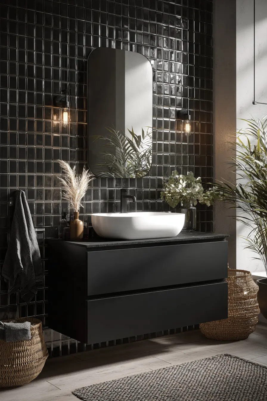 Black and White Bathroom 132438