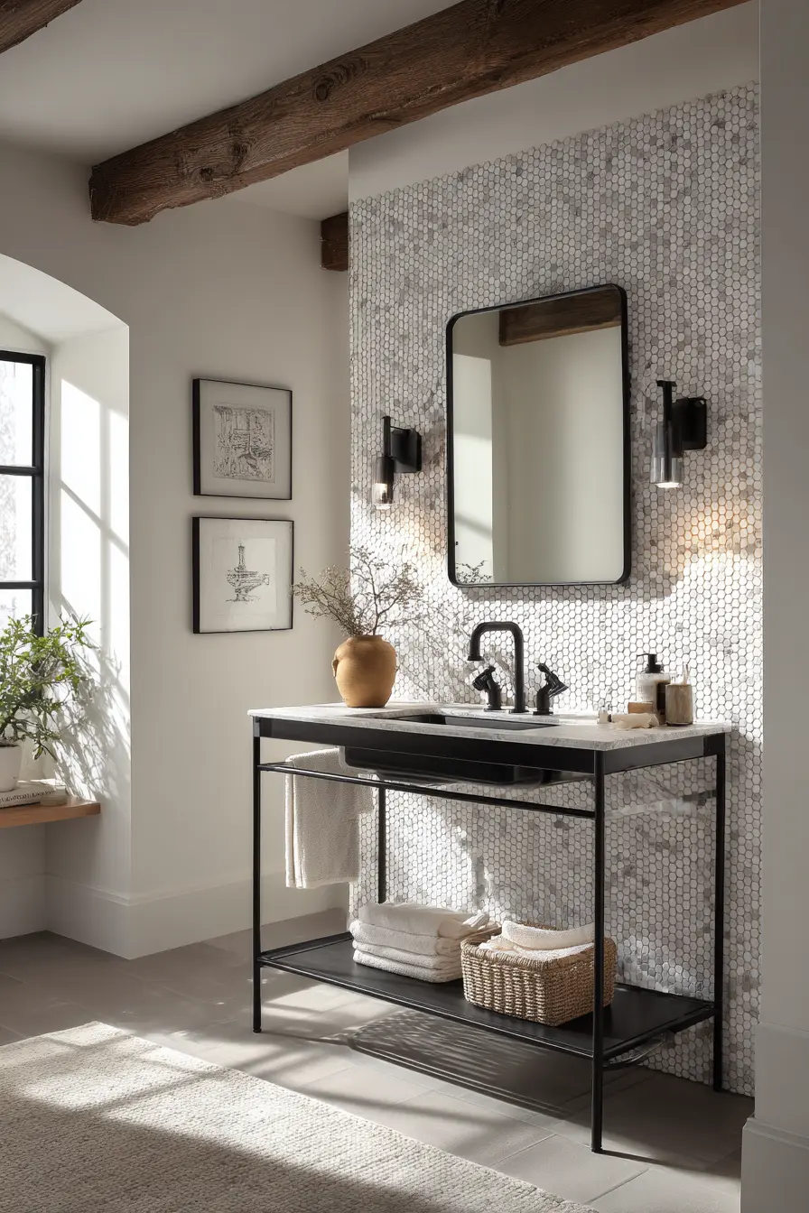 Black and White Bathroom 141200