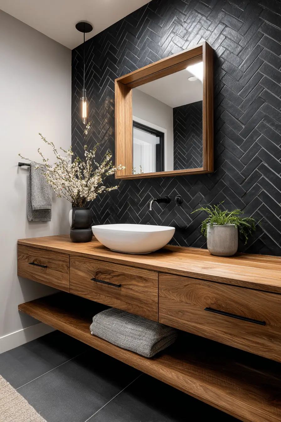 Black and White Bathroom 126808