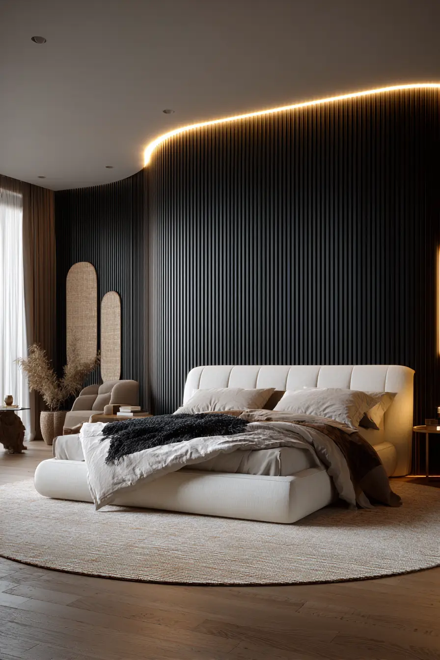Black and White Bedroom 87608