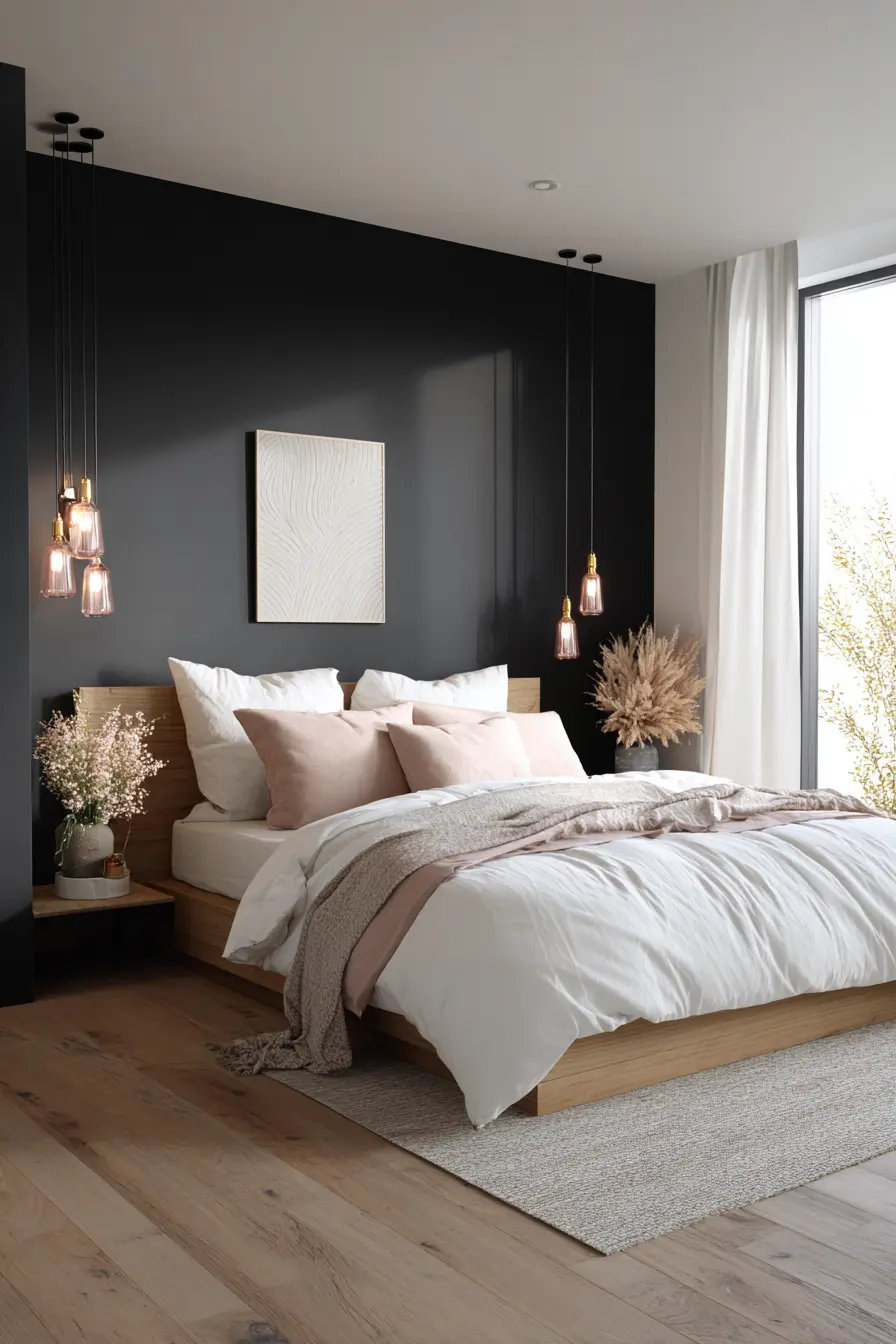Black and White Bedroom 69190
