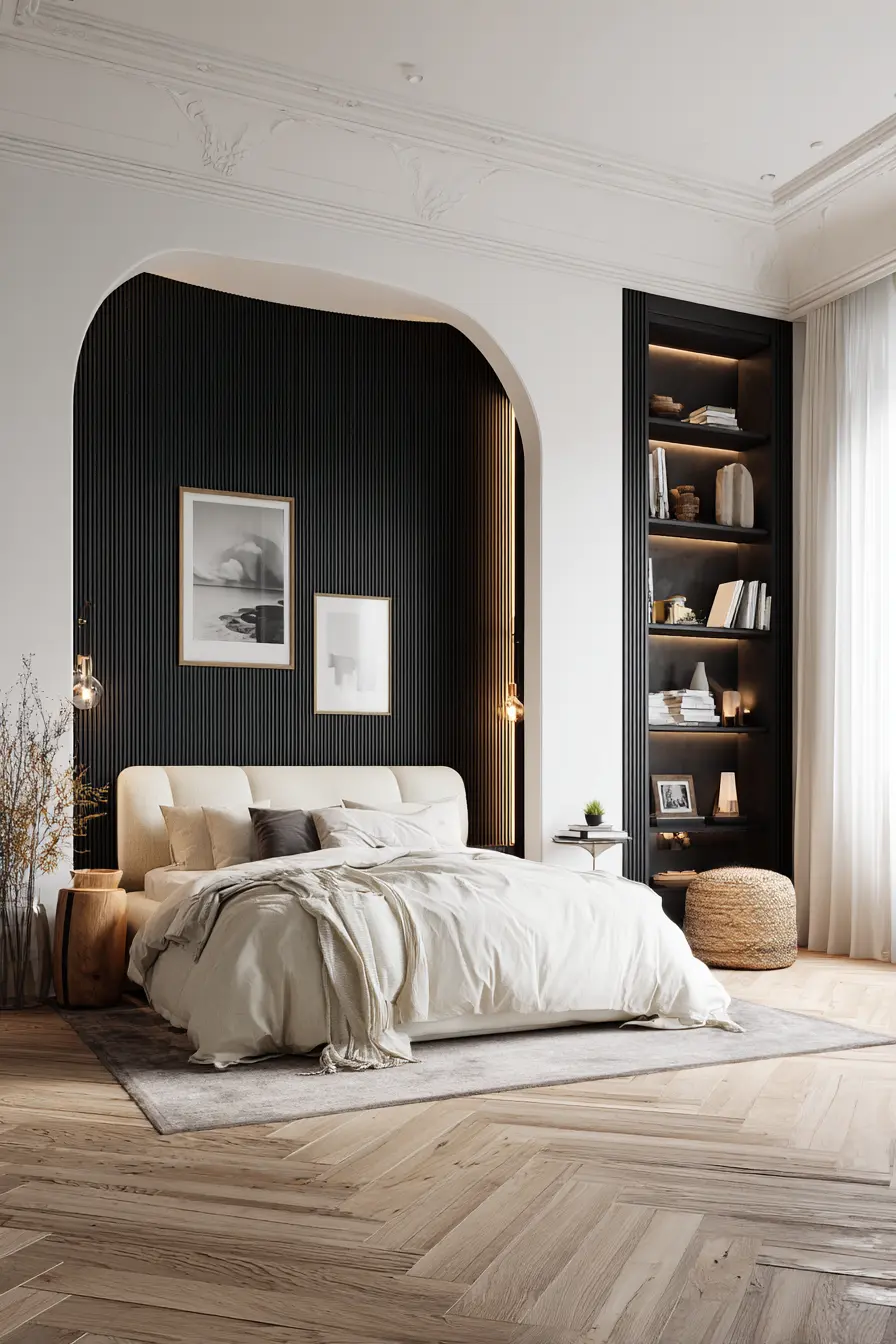 Black and White Bedroom 86228