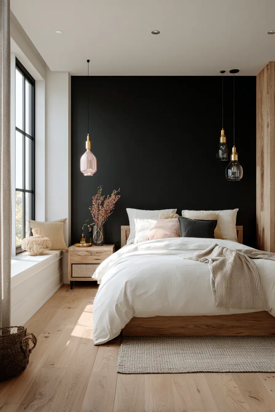 Black and White Bedroom 78978