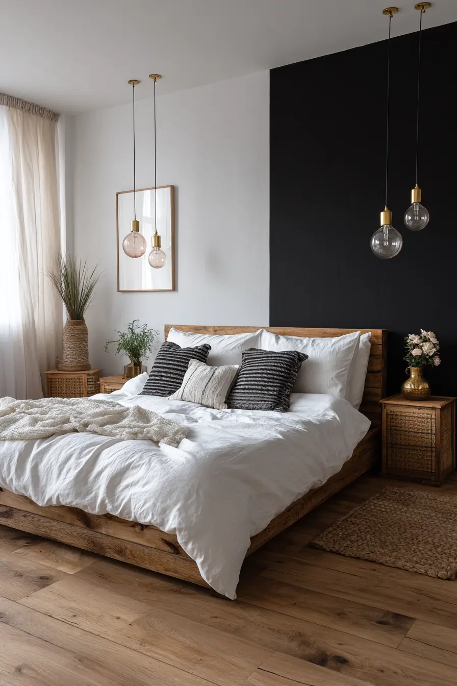 Black and White Bedroom 80224