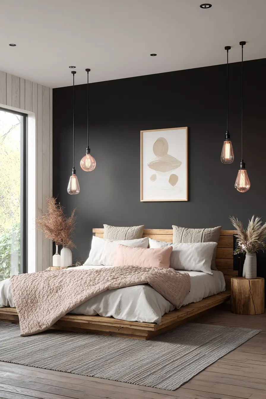 Black and White Bedroom 98800