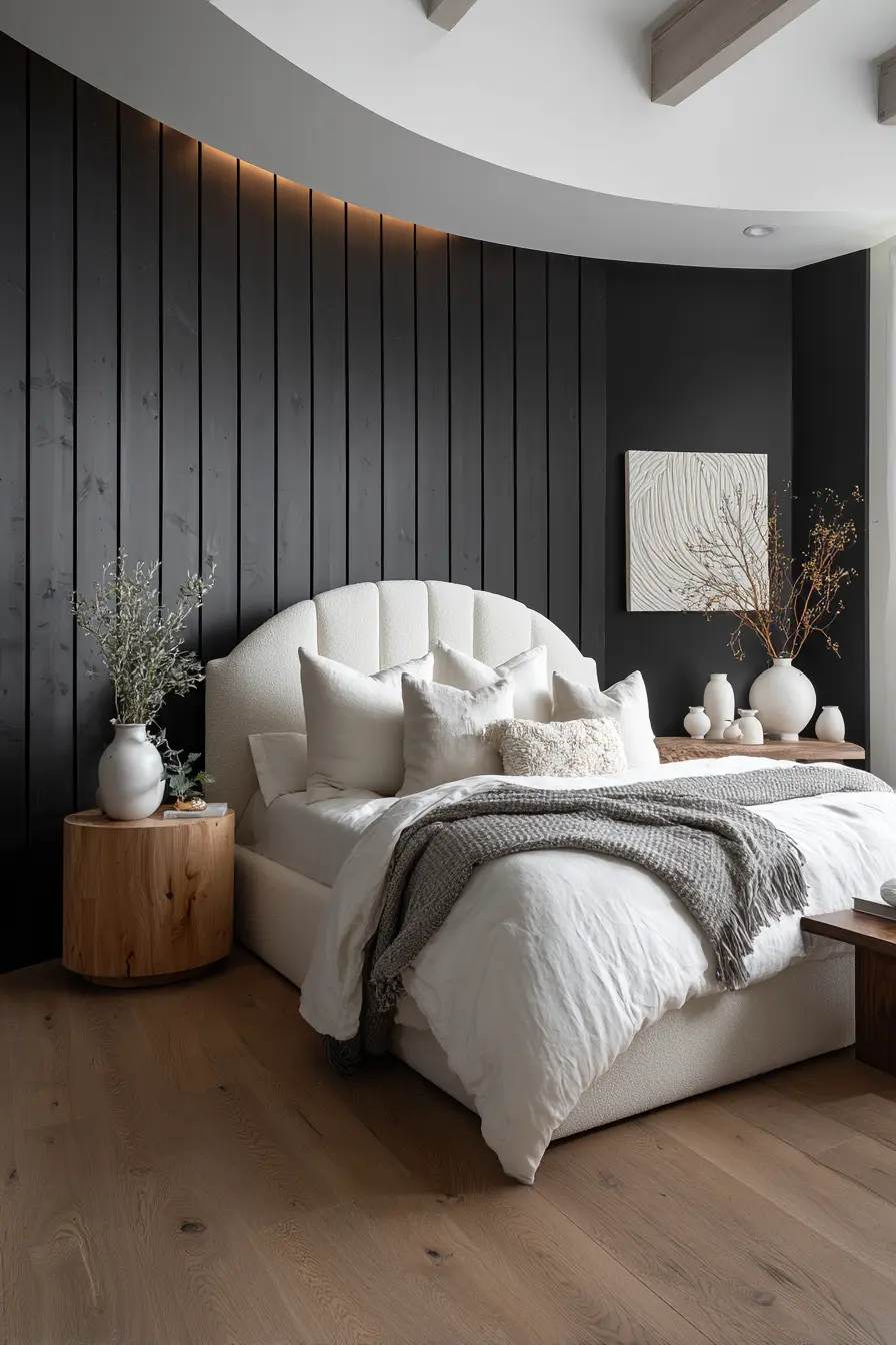 Black and White Bedroom 83762