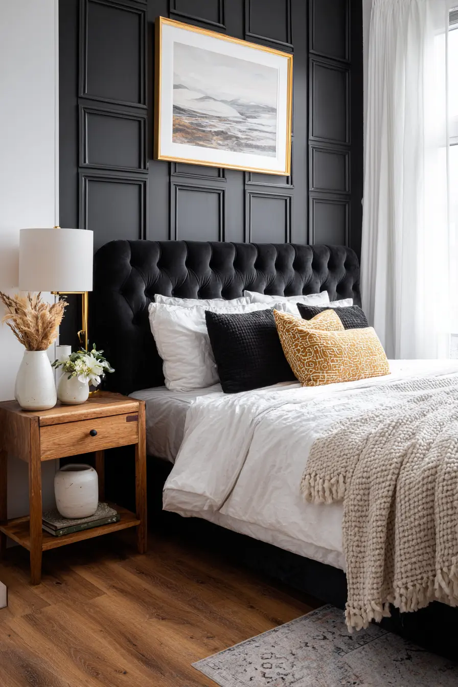 Black and White Bedroom 97332
