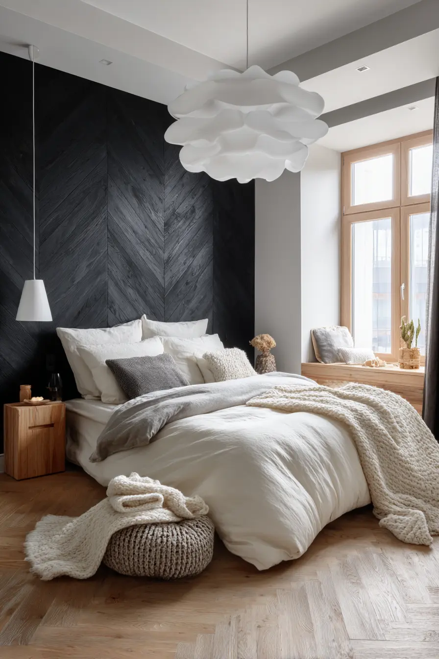Black and White Bedroom 84116