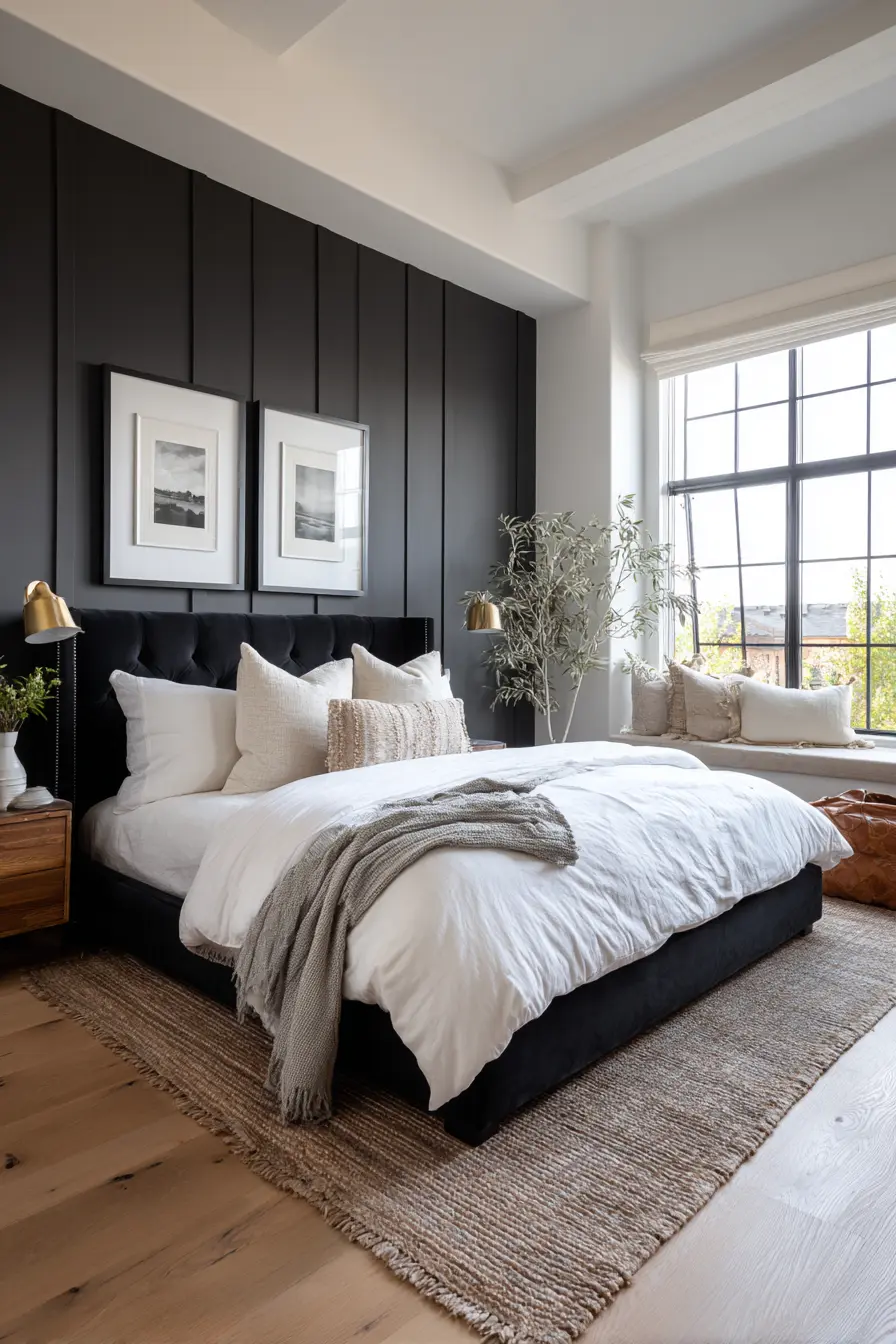 Black and White Bedroom 99982