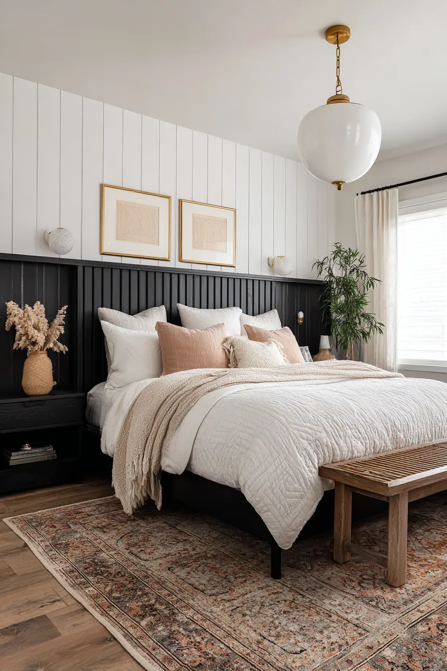 Black and White Bedroom 135084