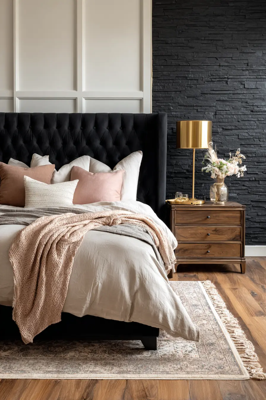 Black and White Bedroom 123648