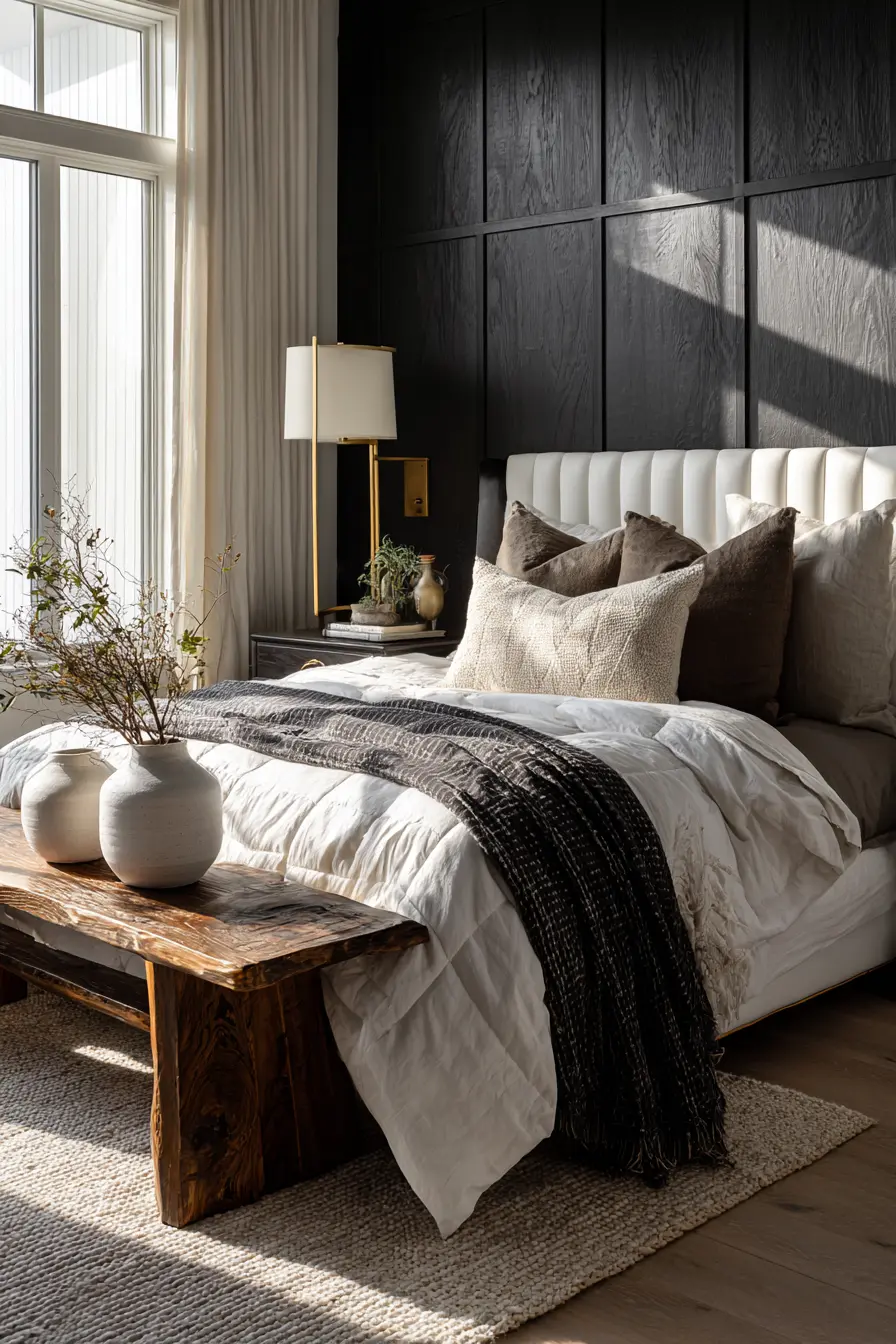 Black and White Bedroom 133730