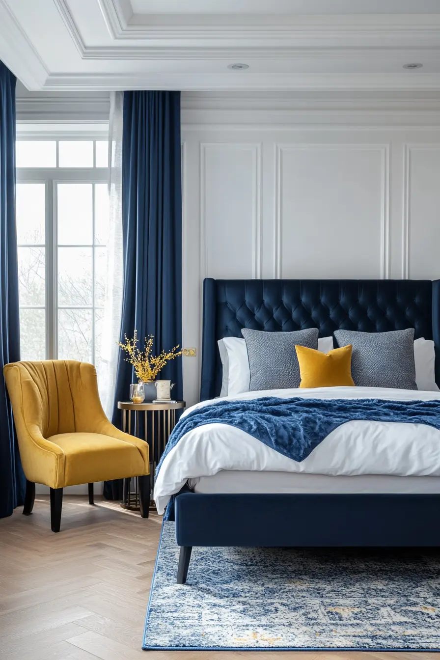 Blue Bedroom 96078