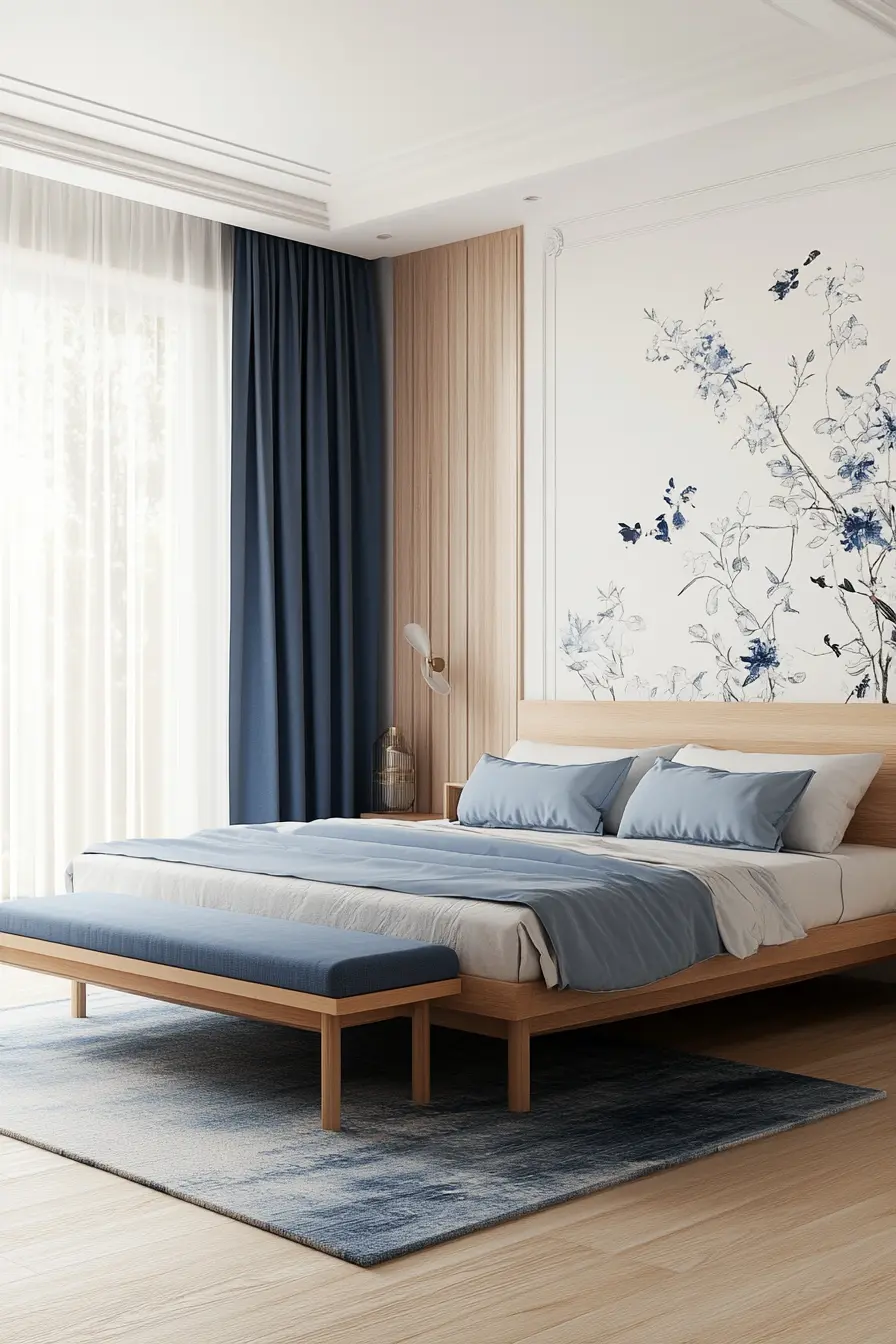 Blue Bedroom 90952