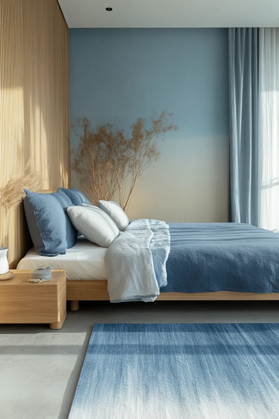 Blue Bedroom 100562