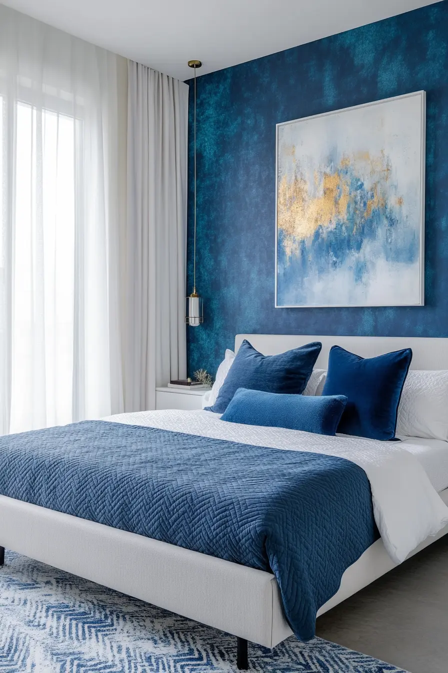 Blue Bedroom 122440