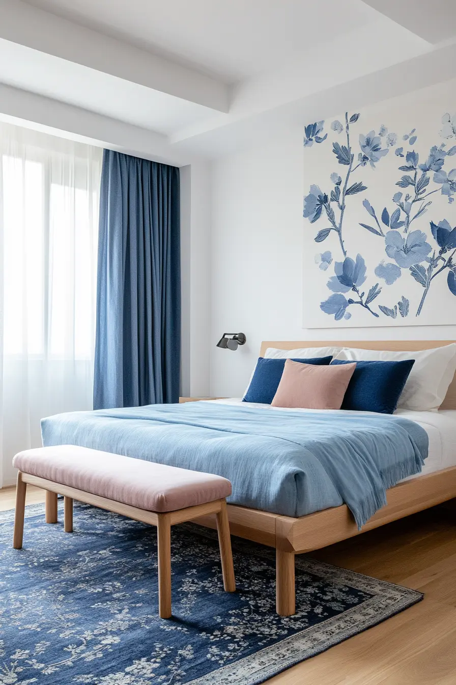 Blue Bedroom 121254