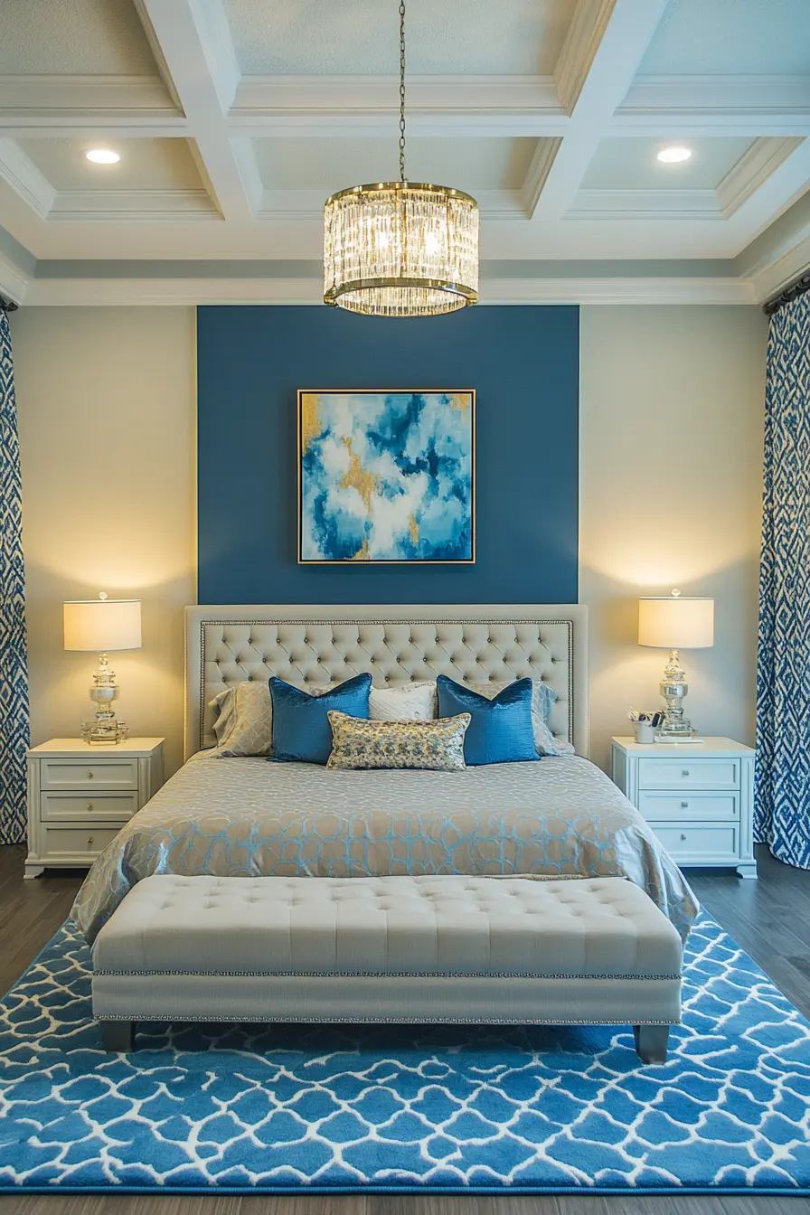 Blue Bedroom 124738