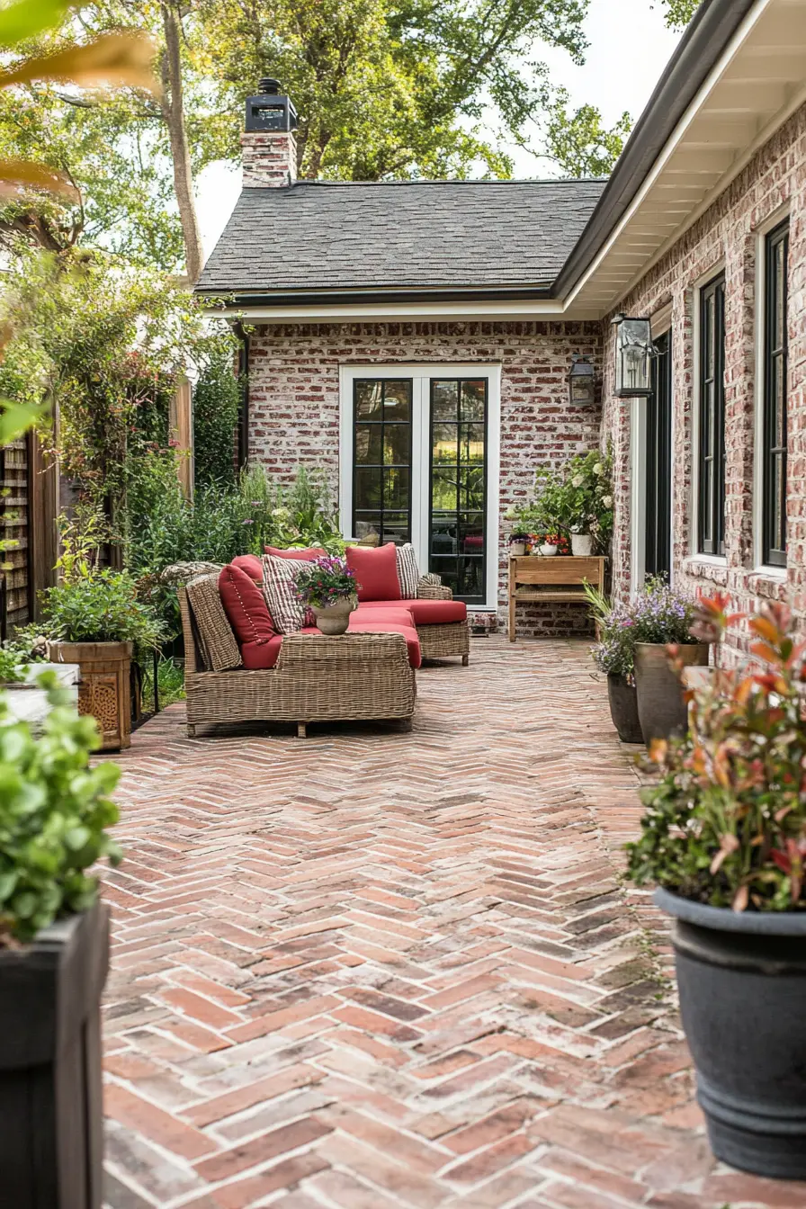 40 Brick Patio Designs That Tell a Story | VIVA