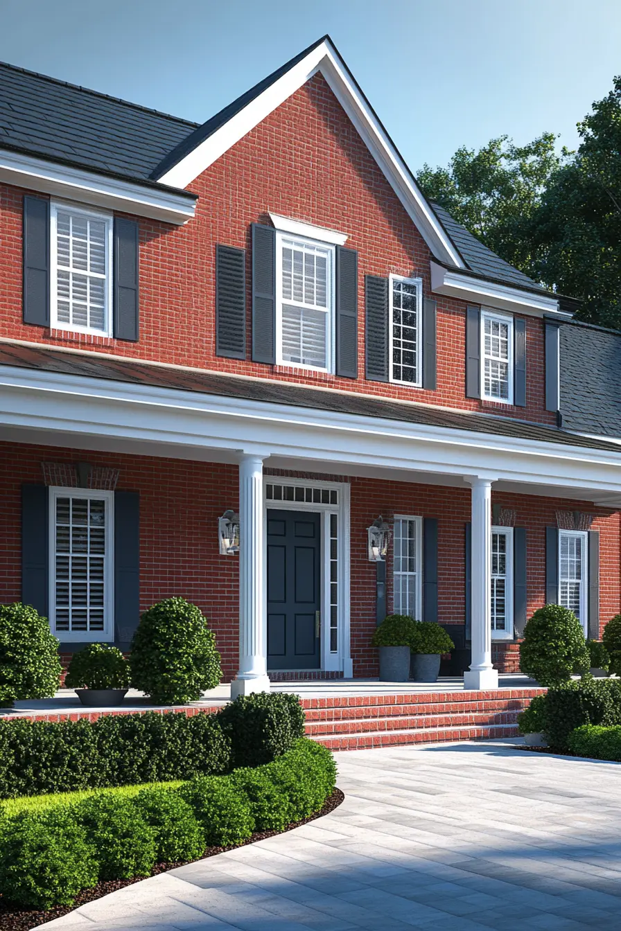 Colonial House Exterior 208532