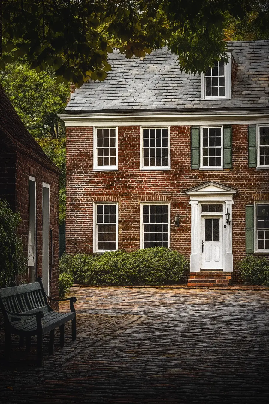 Colonial House Exterior 271556