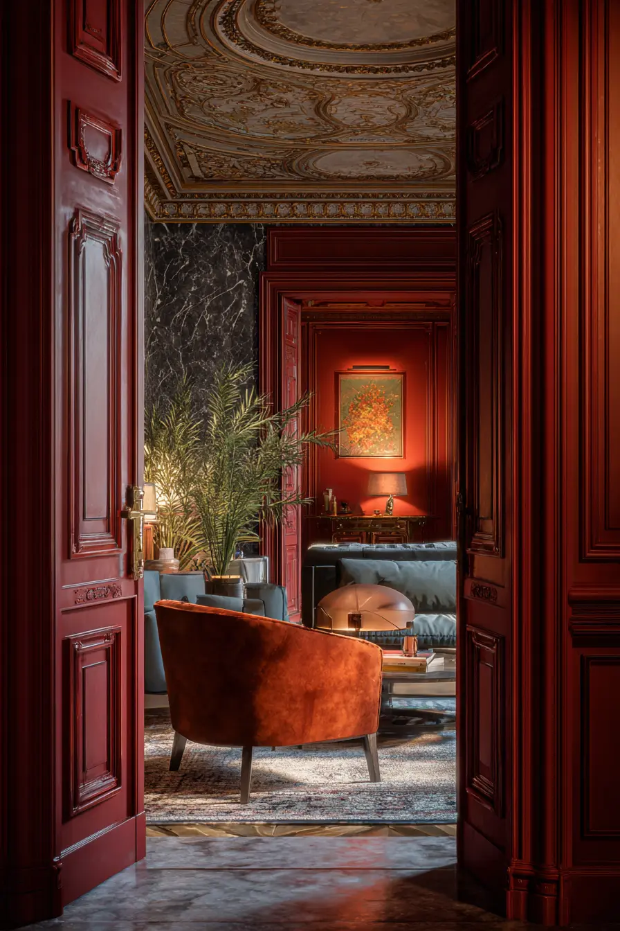 Eclectic Living Room 112188