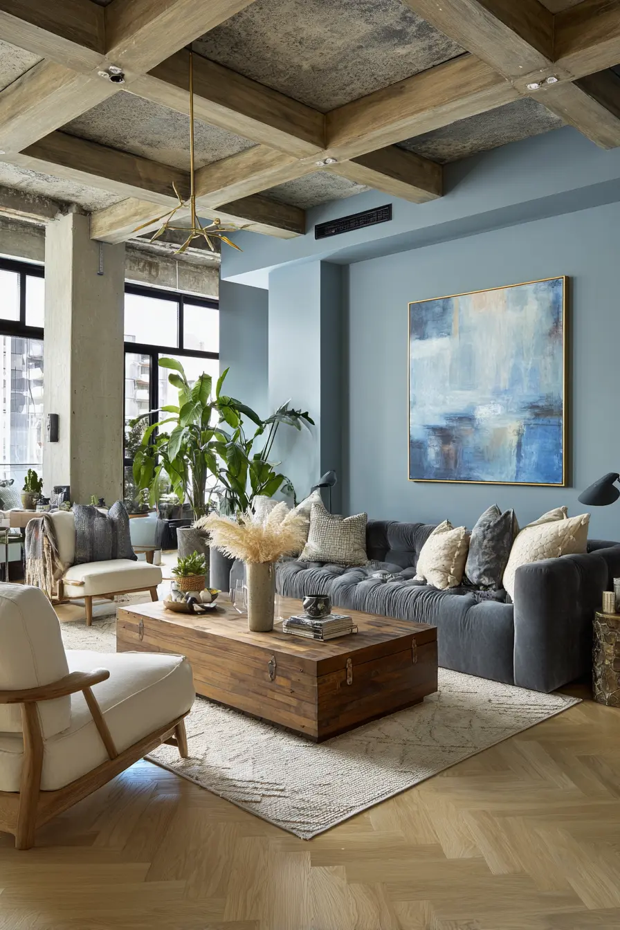 Eclectic Living Room 132520