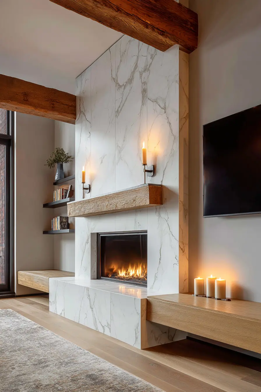 Fireplace Tv Wall 85430