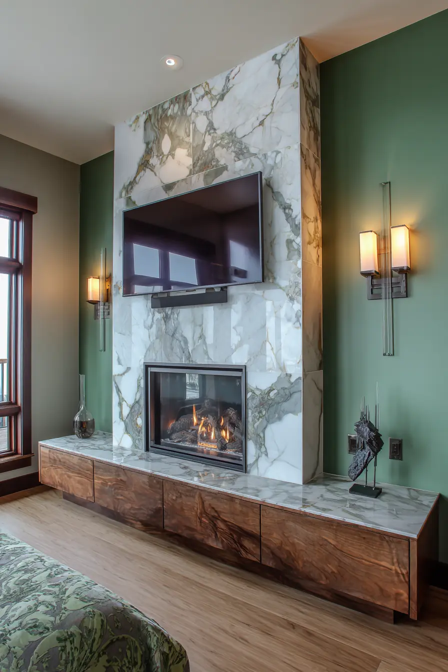Fireplace Tv Wall 76952