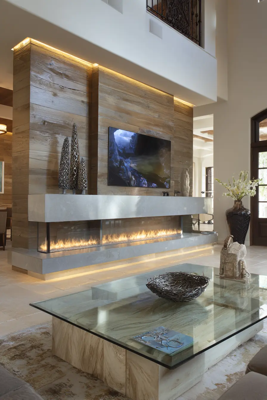 Fireplace Tv Wall 85616