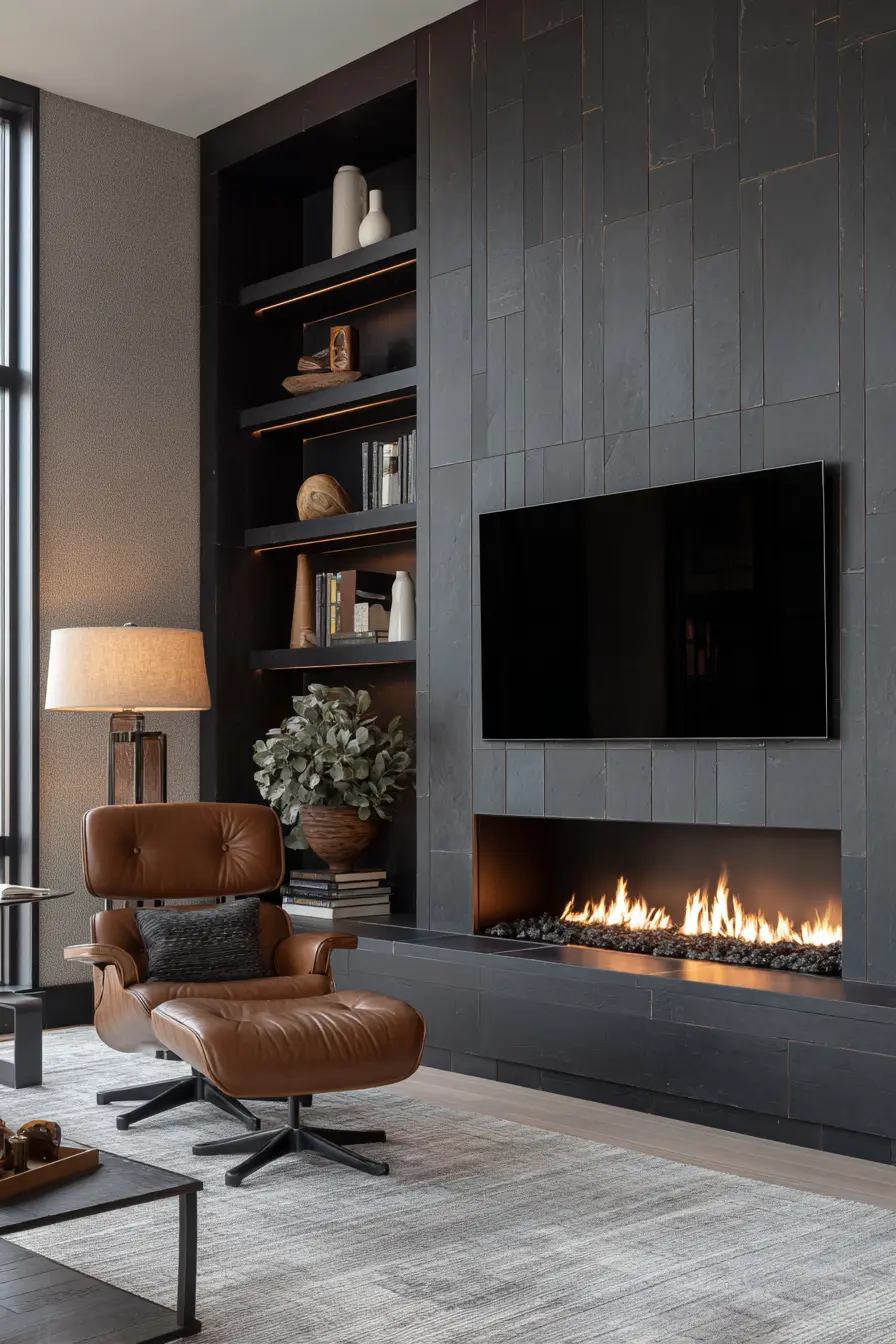 Fireplace Tv Wall 104926