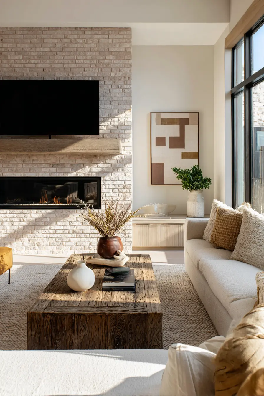 Fireplace Tv Wall 112546