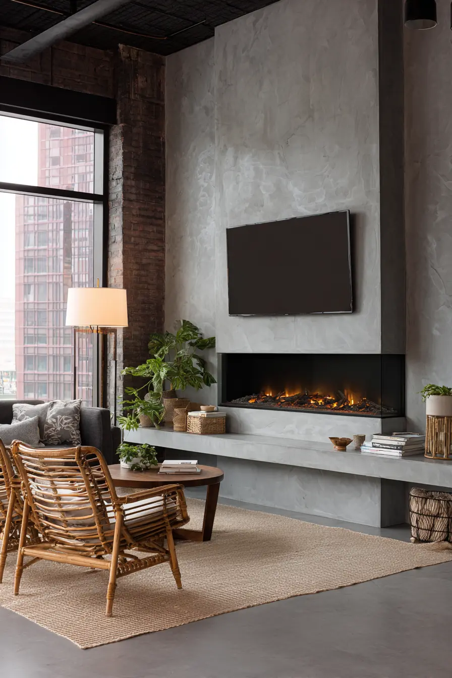 Fireplace Tv Wall 113128