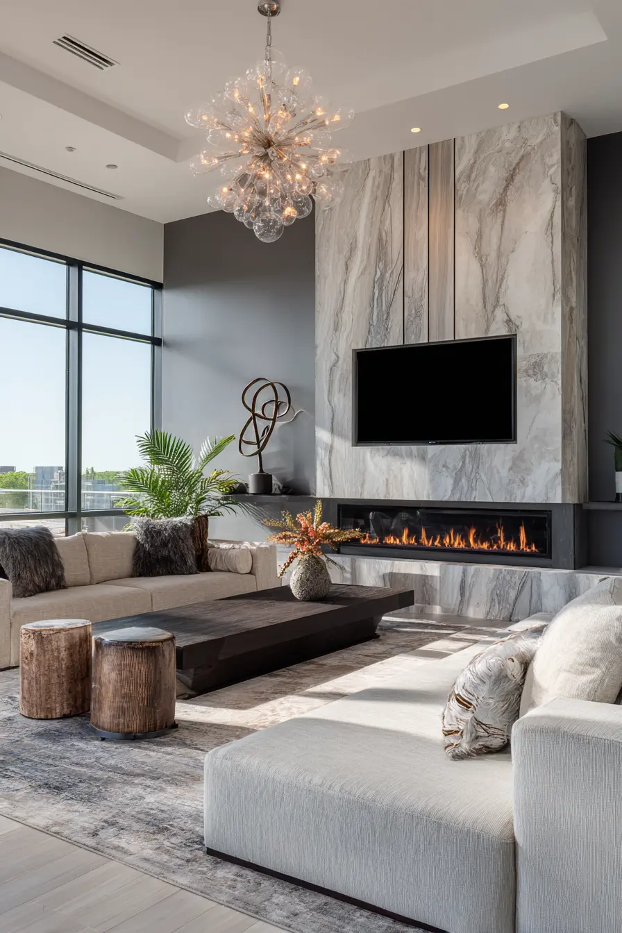 Fireplace Tv Wall 111654