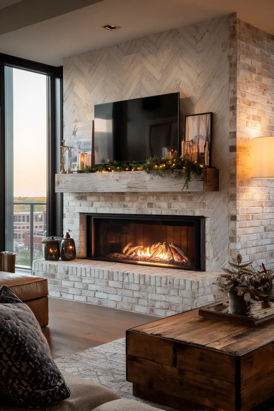 Fireplace Tv Wall 106164